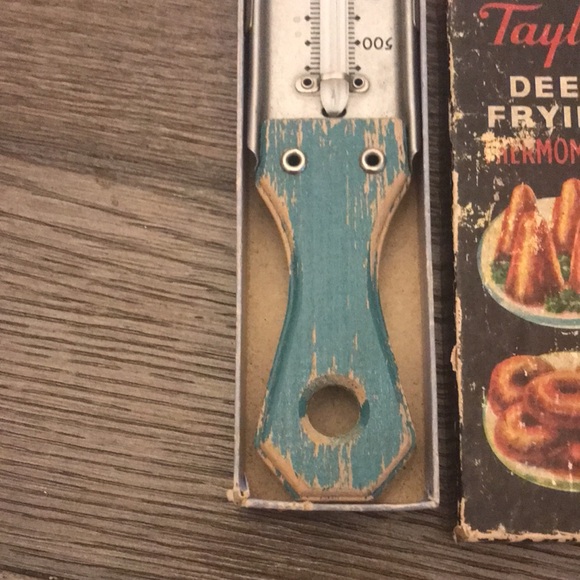 Vintage 5 pc kitchen tools decorative fry thermometer unique simulated stag horn - Picture 3 of 16